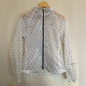 EUC Nike Running cyclone vapor transparent Rain Jacket. Like New
